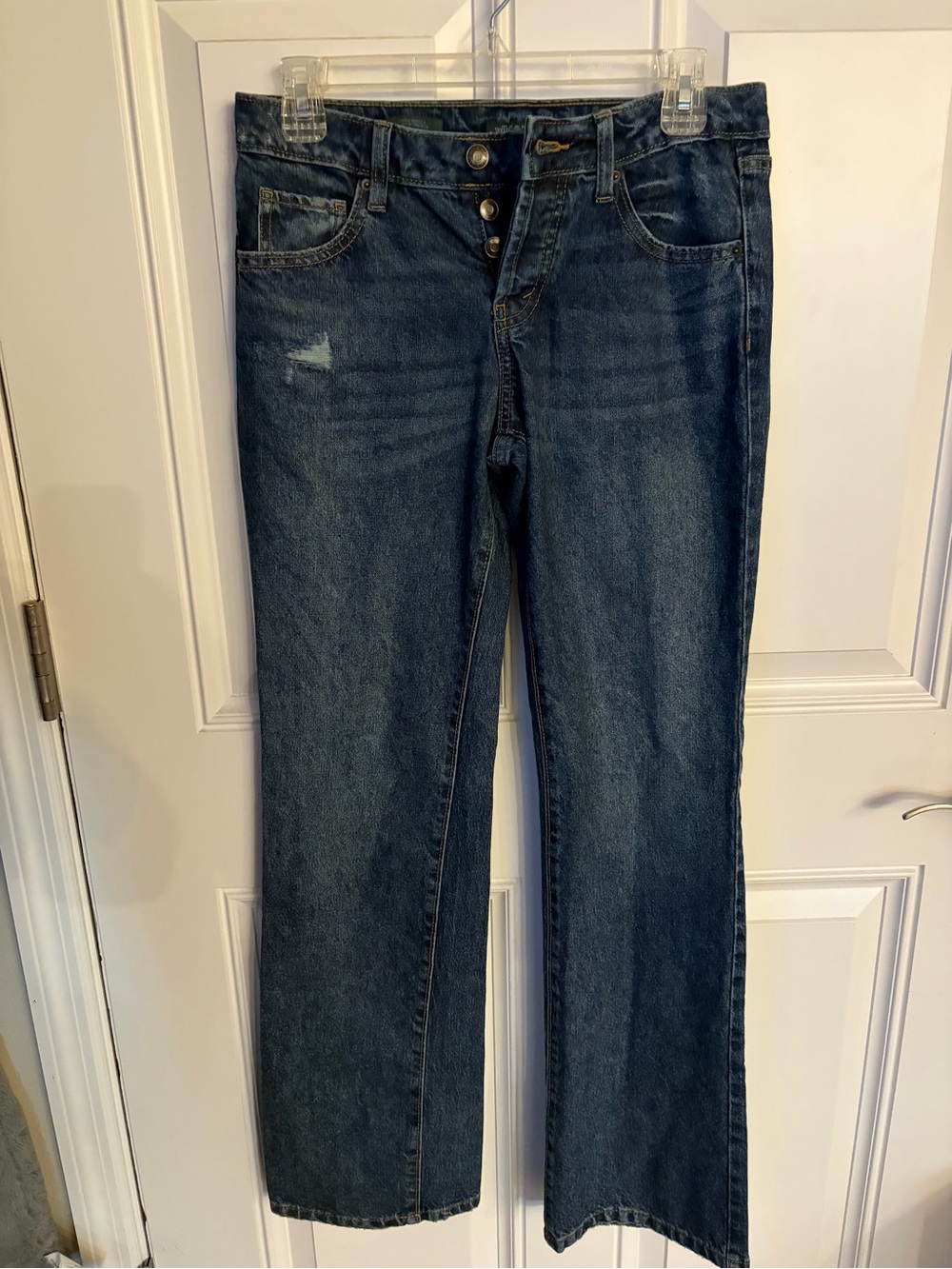 wild fable Indigo Straight-Leg Jeans with Button Fly